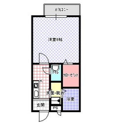 メゾン阪奈の物件間取画像